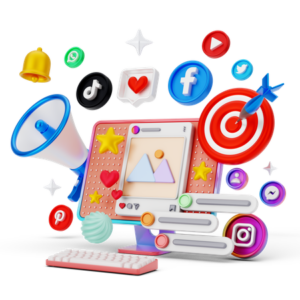 social media marketing 3d icon png download 5862479
